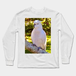 Cockatoo in my Yard! Long Sleeve T-Shirt